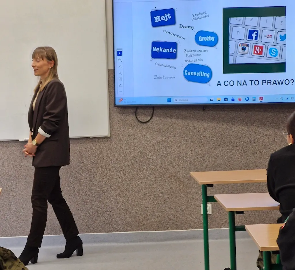 Spotkanie z uczniami Zespołu Szkół Ponadpodstawowych w Pelplinie - 22.10.2025